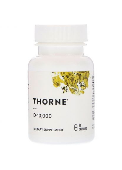 Вітамін Д10 000,, 60 кап. (THR-14801) Thorne Research (266038984)