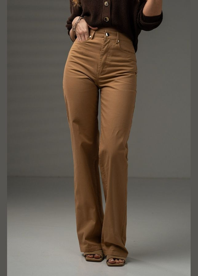 Бавовняні джинси прямого крою з високою посадкою (3593) Bellise - (334710740)