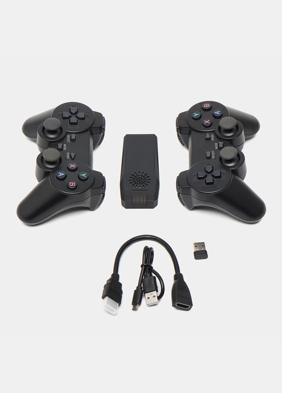 Ігрова приставка M8 64gb 4K HDMI + 2 бездротові джойстики, консоль для телевізора Чорний Data Frog (315501343)