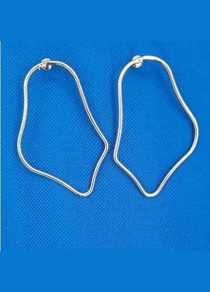 Золотистые серьги контур, 4428 Fashion Jewelry (336950521)