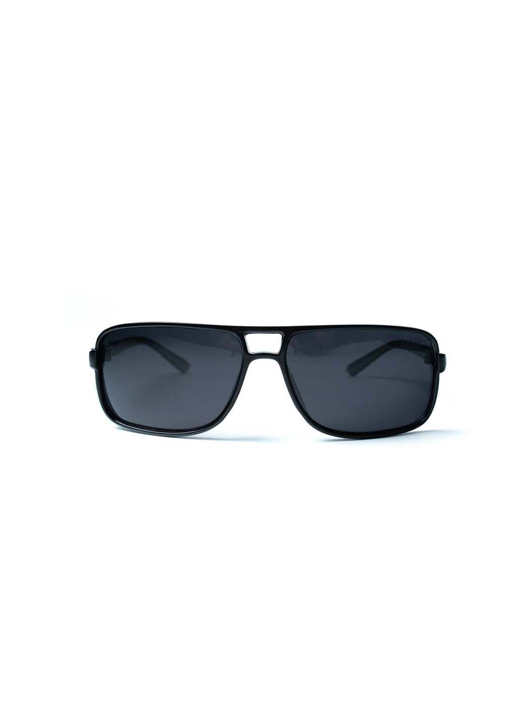 Сонцезахисні окуляри з поляризацією Фешн-класика чоловічі 445-574 LuckyLOOK (294908231)