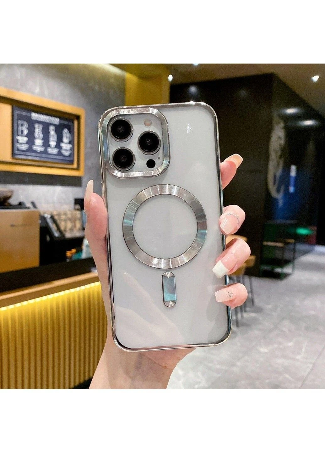 Чехол CD Magnetic для iPhone 14 Pro Titanium Grey No Brand (382801963)