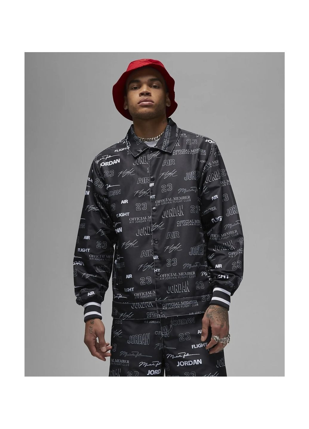 Серая куртка мужская flight mvp grey dx9738-045 Nike