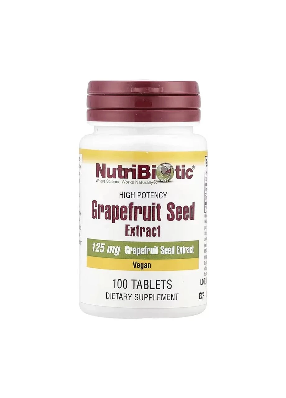 Экстракт грейпфрута Grapefruit Seed Extract 125 мг, 100 таблеток NutriBiotic (361114684)