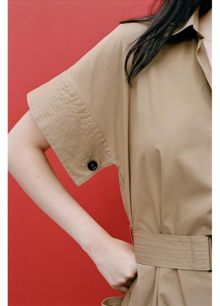 Коричневое платье 8767/238 Zara