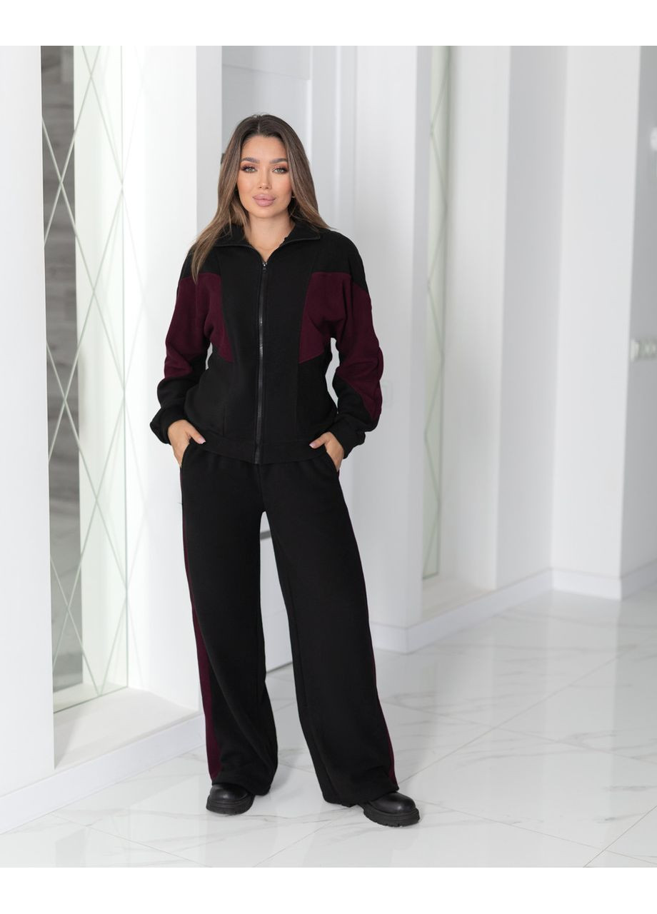 Спортивный флисовый костюм Fashion (370642856)