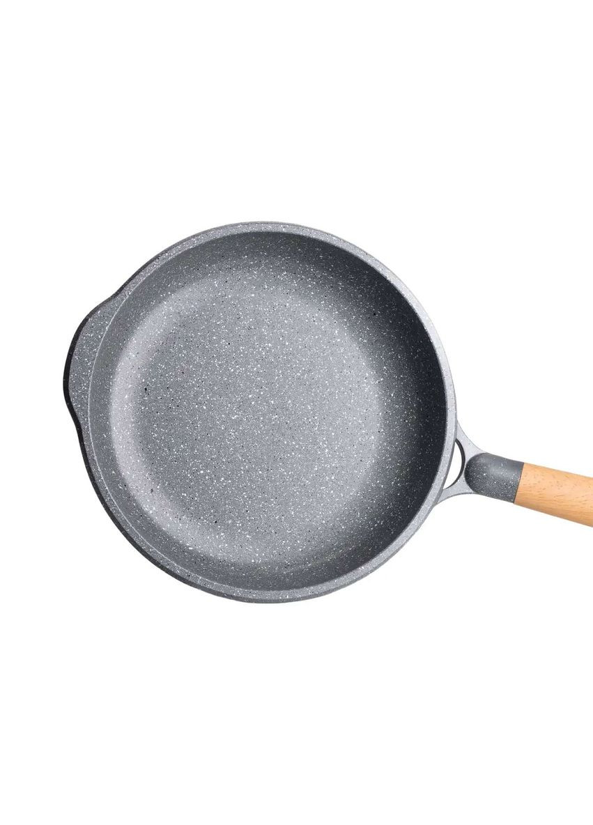 Сковорода алюмінієва MGC із мармуровим антипригарним покриттям 26 см, сірий MGC HP-4-419G No Brand (358885652)