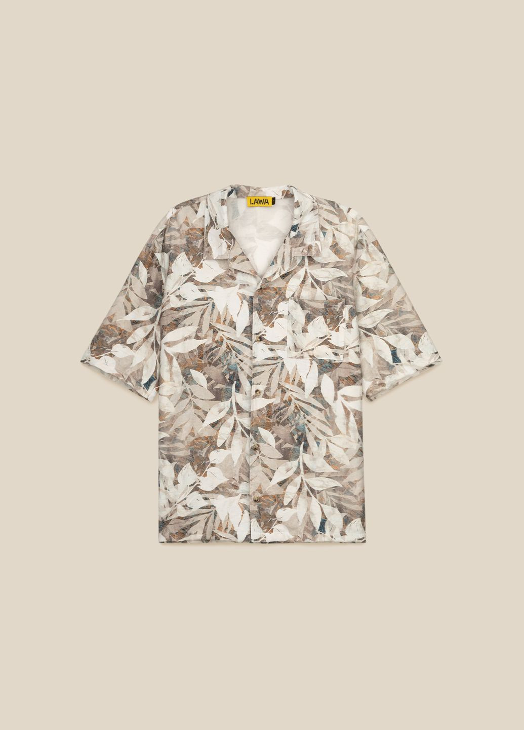 Серая кэжуал рубашка LAWA