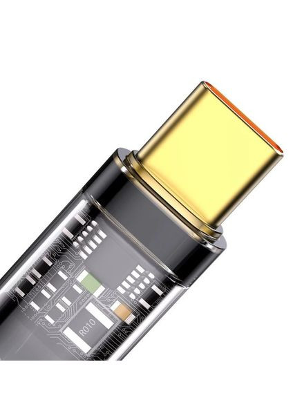Кабель Explorer Series Auto PowerOff Fast Charging USB to Type-C 100W 2m CATS000301 Baseus (293246518)