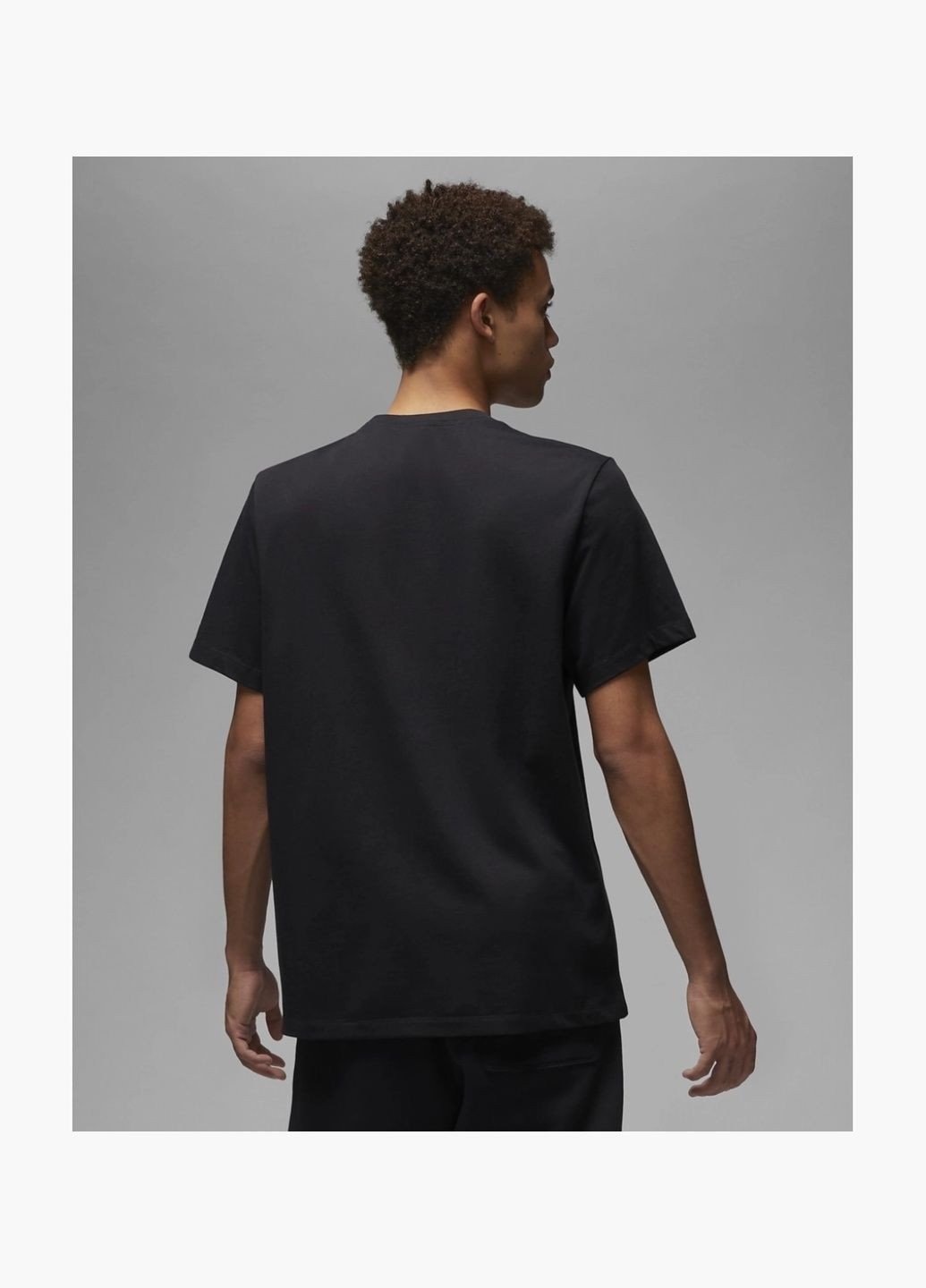 Чорна футболка чоловіча flight mvp black dv8434-010 Air Jordan