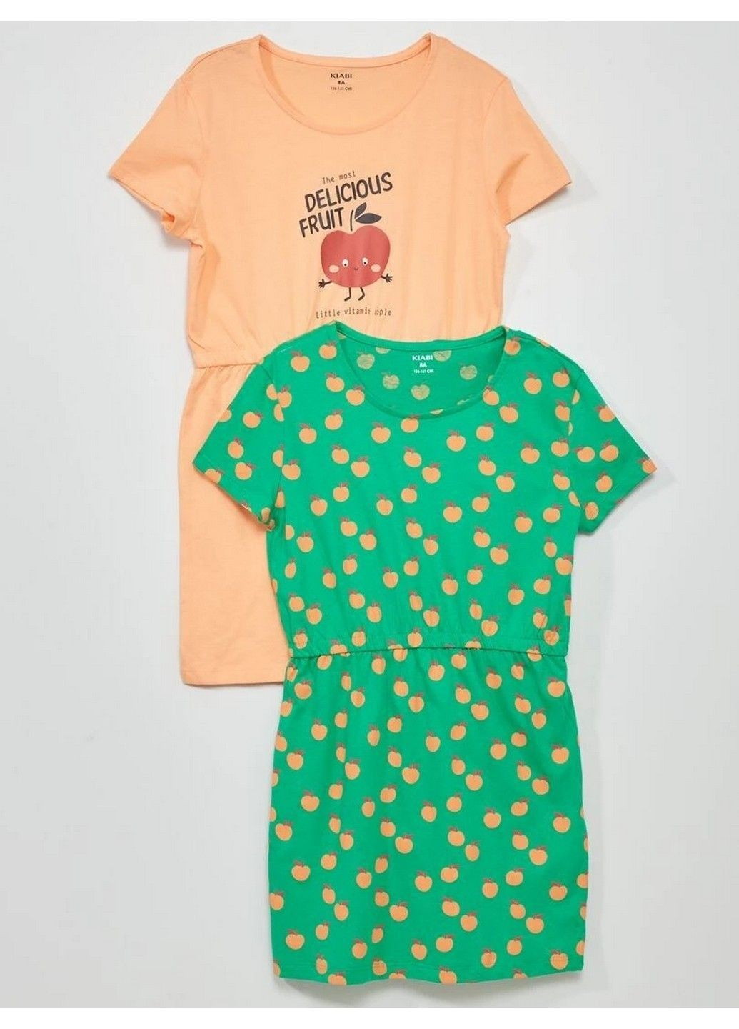 Комбинированный летний комплект платья 2шт Kiabi
