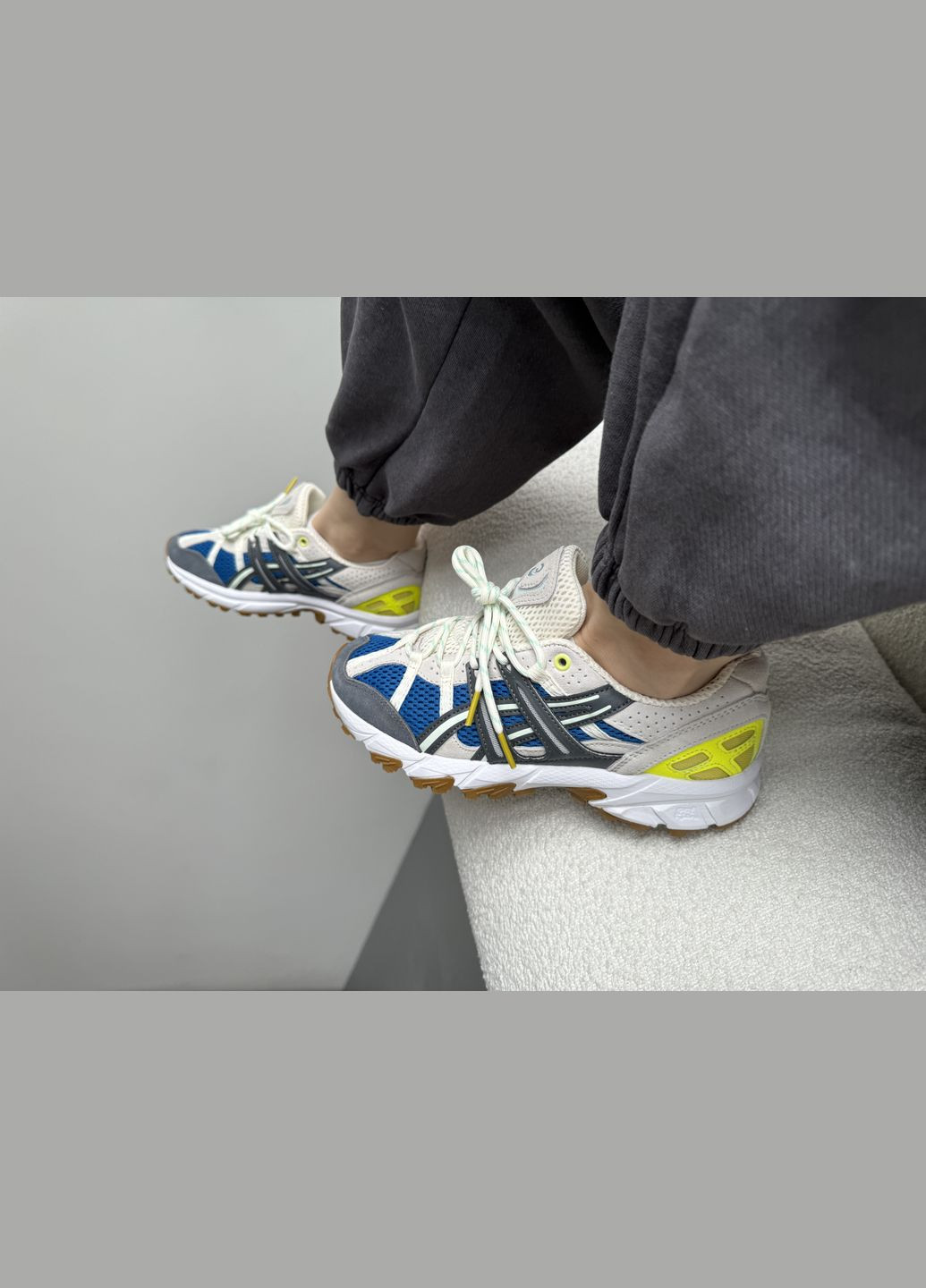 Кросівки жіночі Asics Gel-Sonoma 15-50 beige blue yellow | Асікс Гель-Сонома 15-50 бежеві сині жовті No Brand бежеві демісезони (316507787)