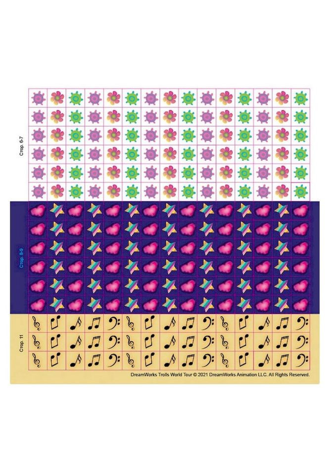 Лабиринты с наклейками "Музыка объединяет" Тролли 1249011, 450 наклеек Ranok Creative (315040487)