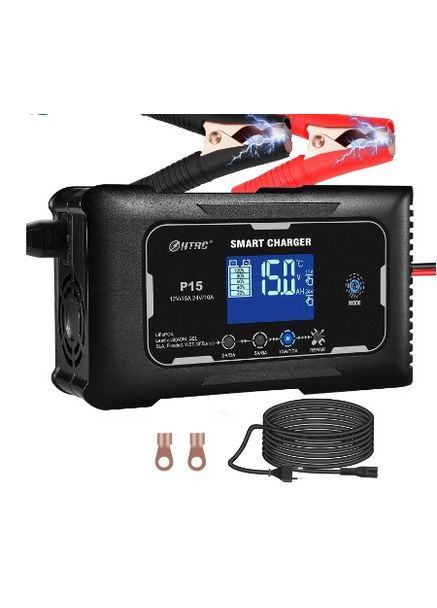 Автомобильное смарт зарядное устройство Р15 EAFC 15 A 12 В 10 А 24 В для аккумуляторов HTRC (339077751)