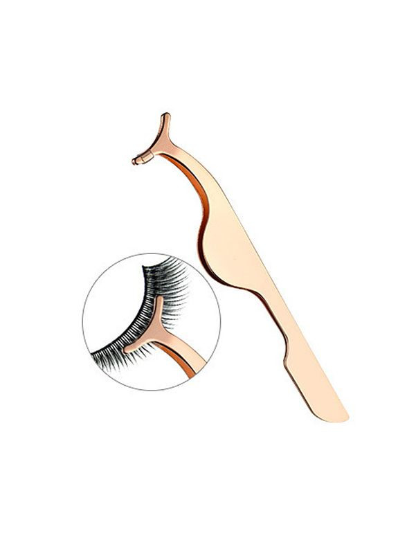 Пінцет для багаторазових, магнітних вій металевий ВУЗЬКИЙ 1,8 мм Magnetic Lashes (366668502)