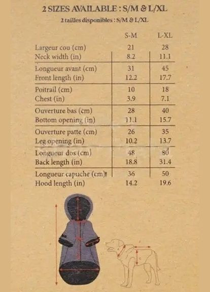 Куртка для собаки George Palace black ripstop () Picture Organic (316396382)