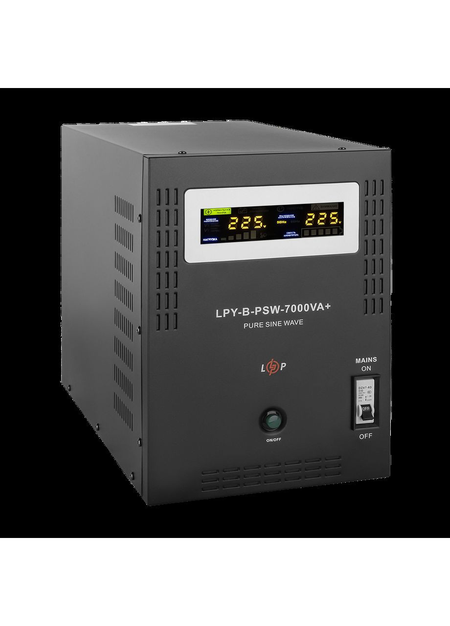 ДБЖ з правильною синусоїдою 48V LPY-B-PSW-7000VA+(5000Вт)10A/20A LogicPower (370974695)