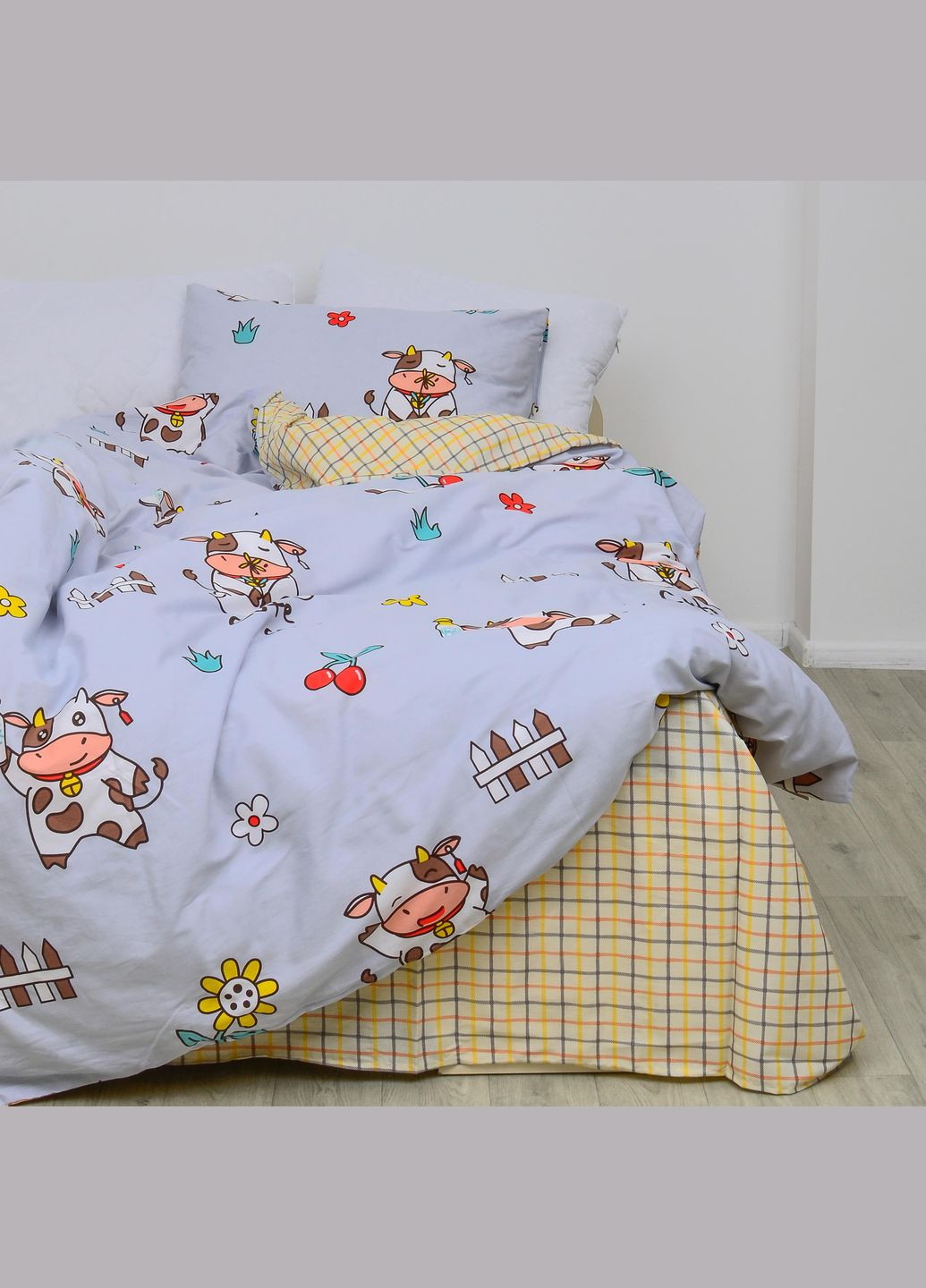 Комплект постельного белья Подростковый Сатин Twill 529 Viluta (365289649)