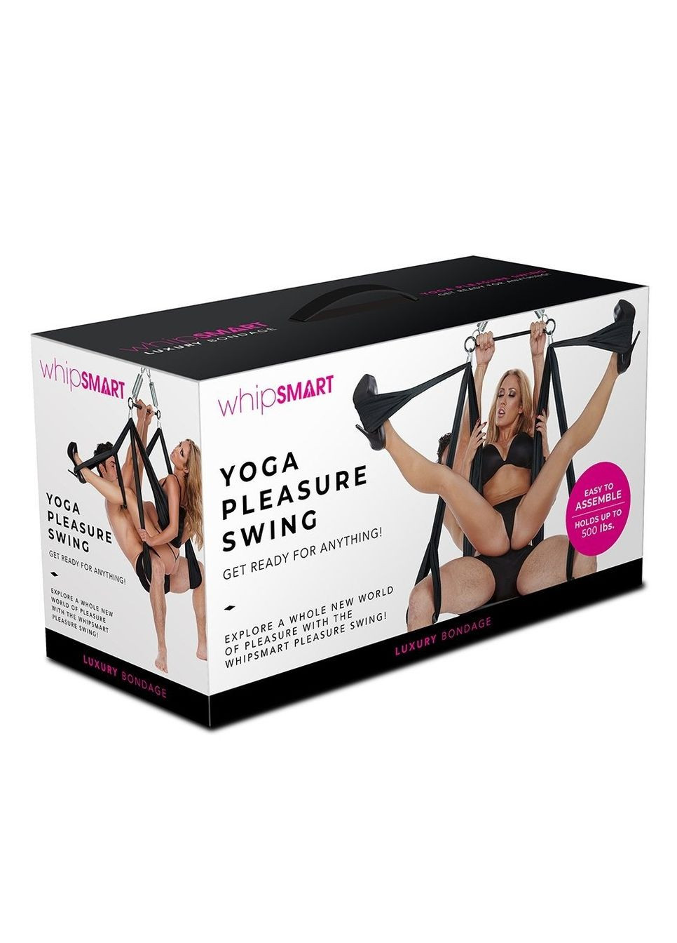 Гойдалки для сексу Yoga Pleasure Swing чорні Whipsmart (297134518)