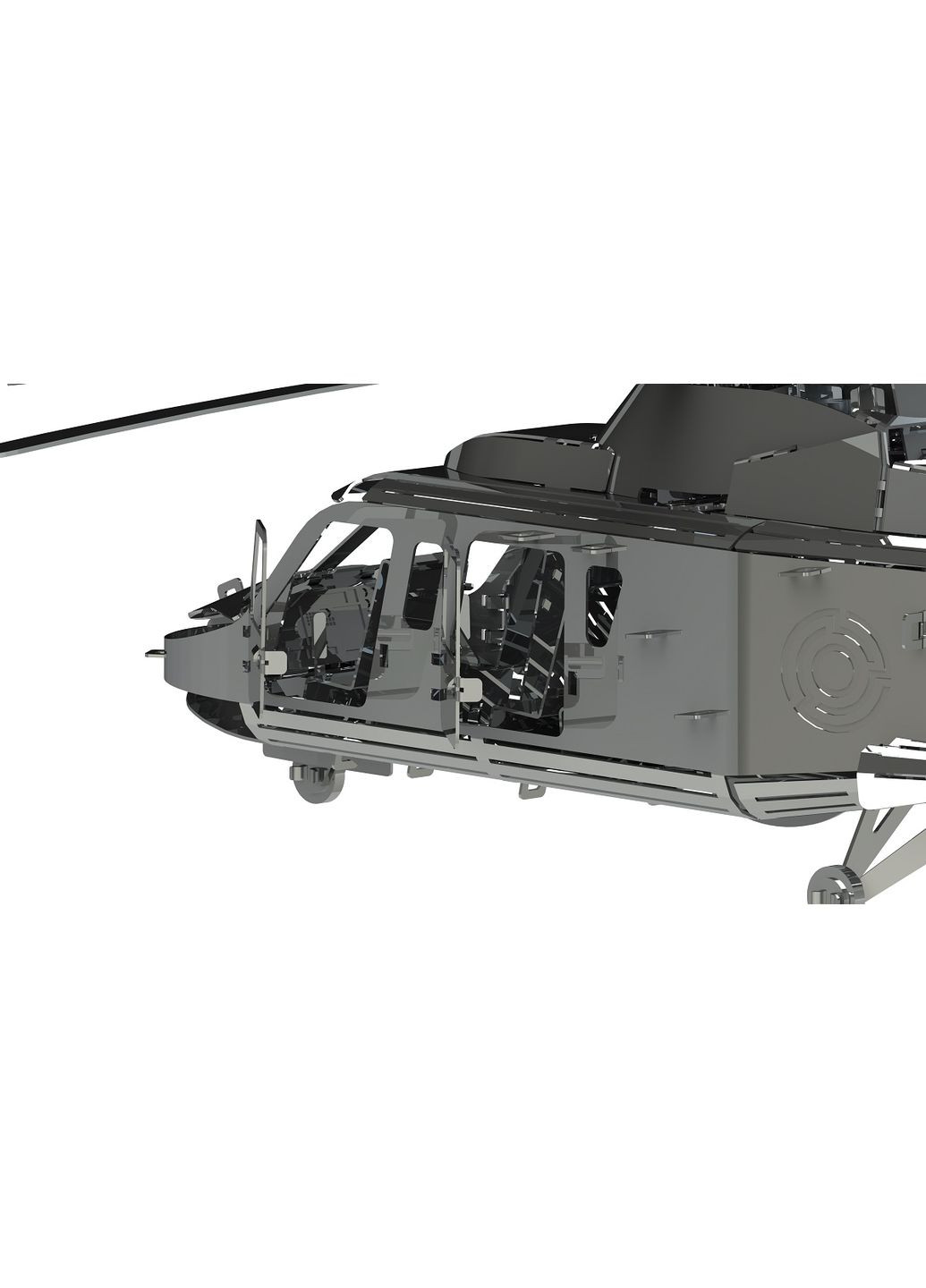 Коллекционная модель-конструктор Lifting Spirit механический вертолет MT027 Metal Time (267507693)