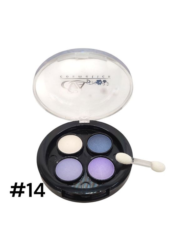 Тіні для повік № 14 3 в 1 2022 Eva Cosmetics (363116421)