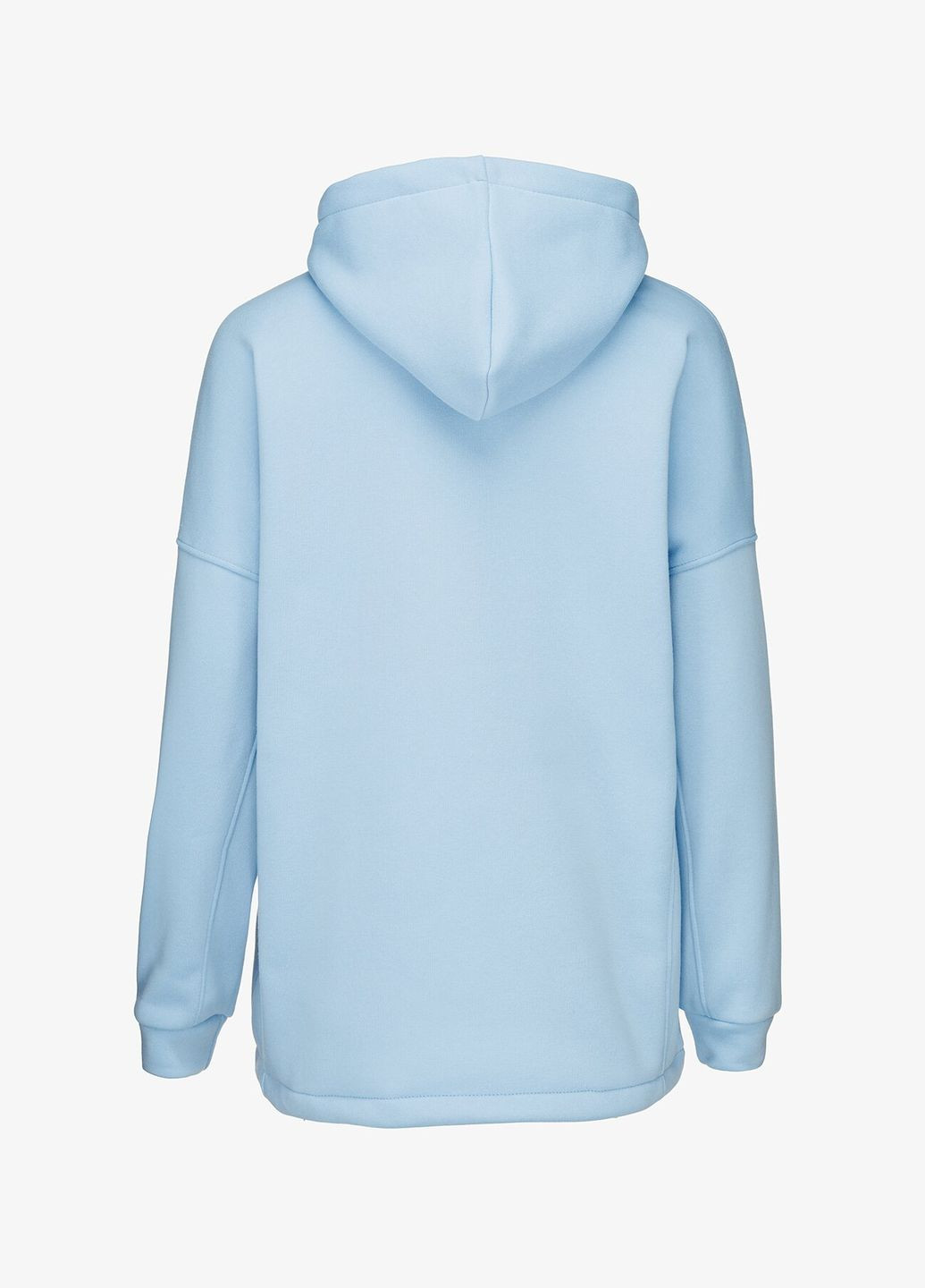Худі однотонний жіночий 2440 Блакитний shop (2000990834775) On me (339108100)