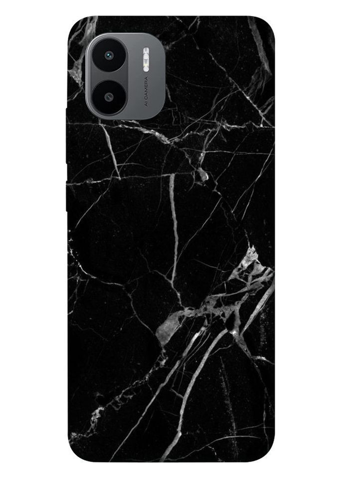 Чохол із принтом для Xiaomi Redmi A1, Redmi A2, для Ксьомі, ксіоміредмі А1, ксіоміредмі А2 Чорний мармур No Brand (339062062)