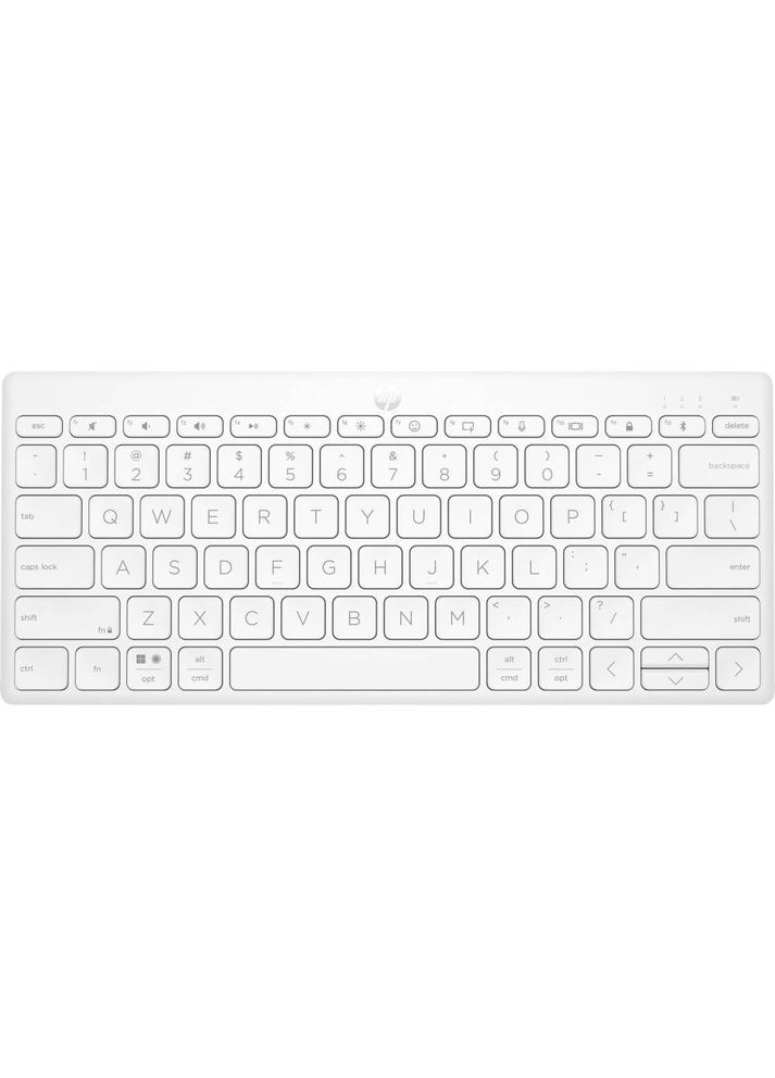 Клавіатура 350 Compact Multi-Device BT UKR White (692T0AA) HP (323109491)