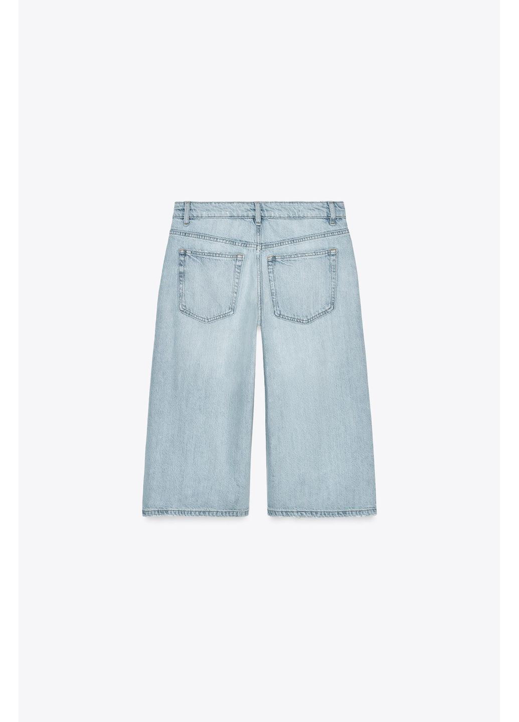 Джинсовые шорты trf с низкой посадкой Zara (354816942)