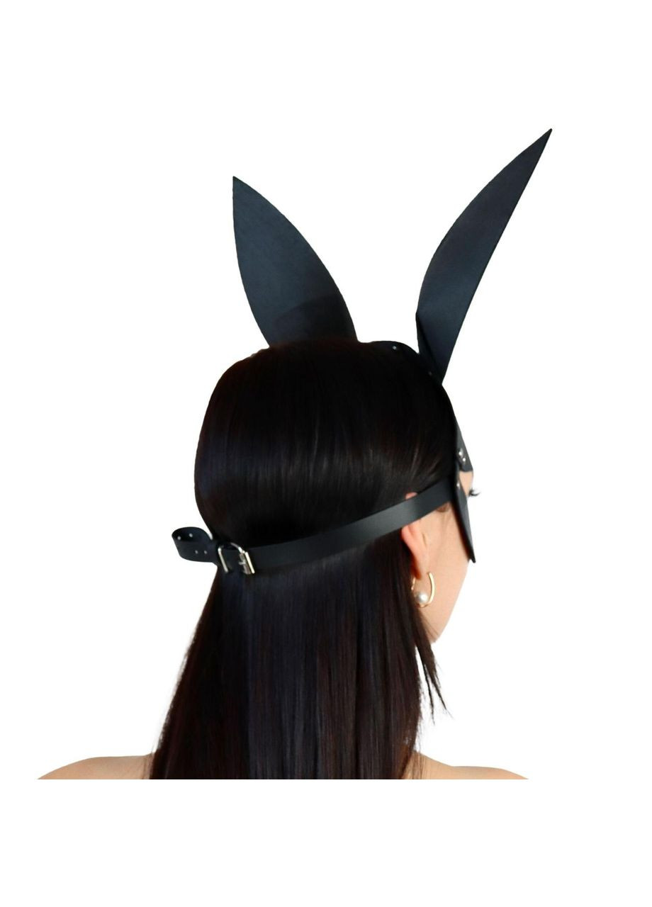 Кожаная маска Зайки Art of Sex - Bunny mask, цвет Черный No Brand (303909253)