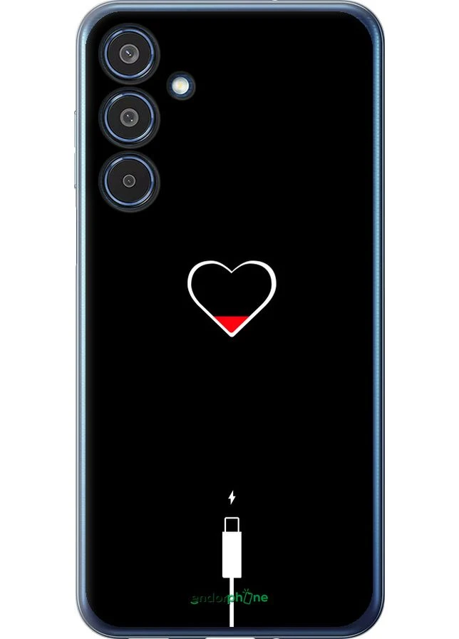 Чехол на Samsung Galaxy M35 5G Подзарядка сердца "4274u-3738-70447" Endorphone (373630553)