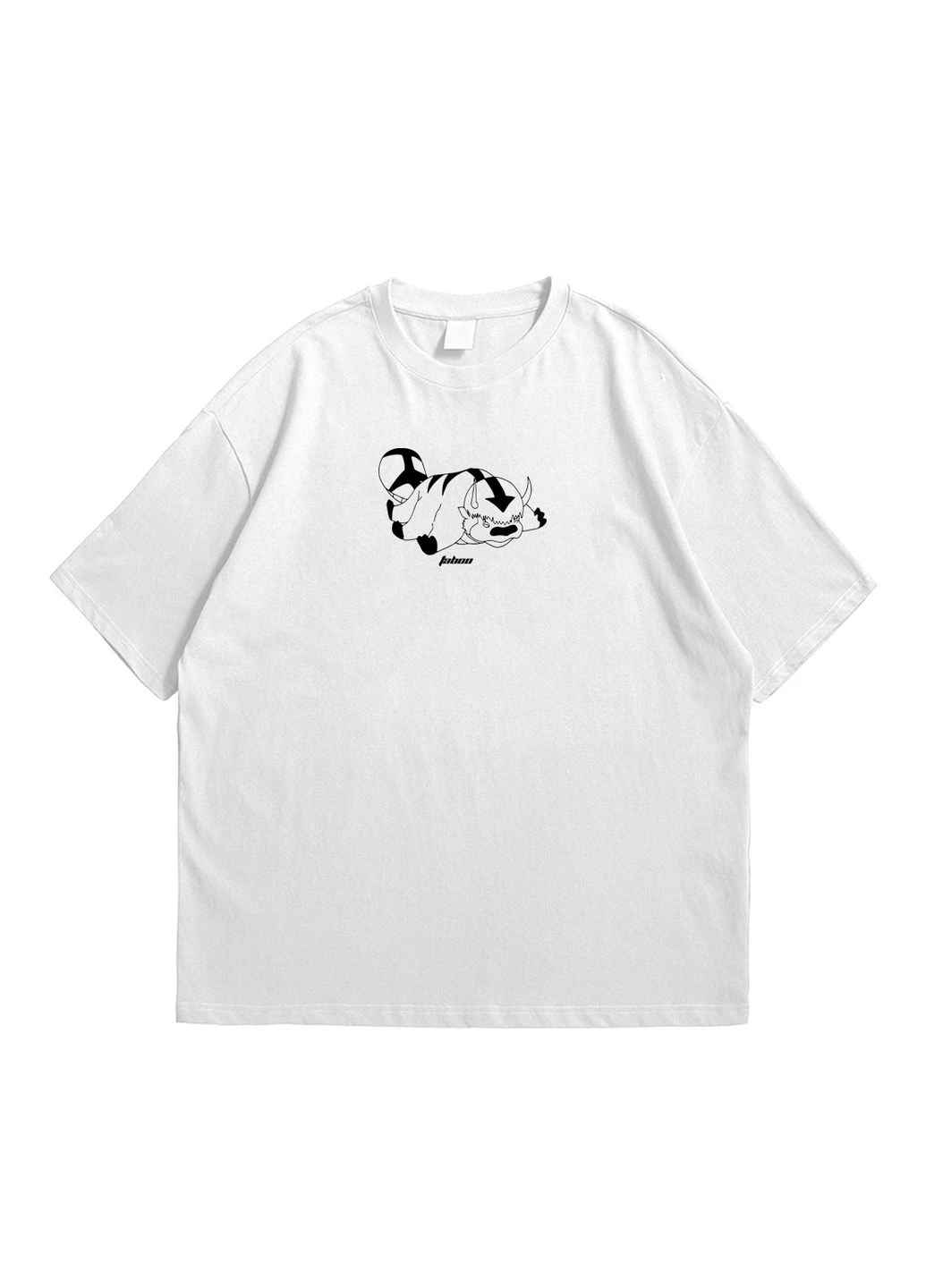 Футболка оверсайз унісекс Appa White Taboo clothing company (393334869)