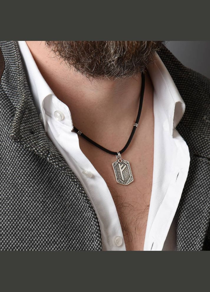 Срібний кулон Руна Феху (7380) IRIJ (331016969)