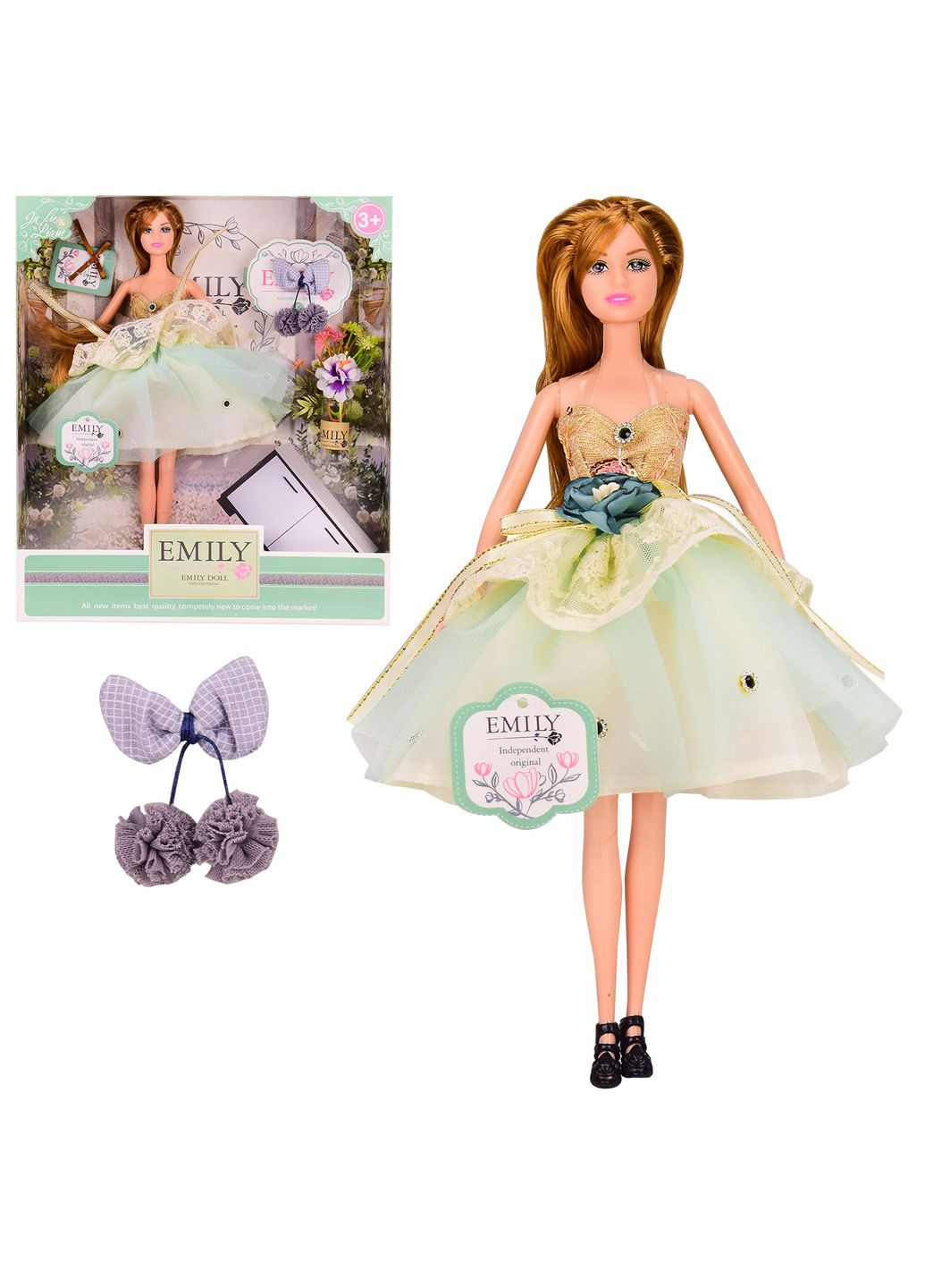 Кукла 29см QJ088D с аксессуарами, в коробке (6900001895190) Emily (292707407)