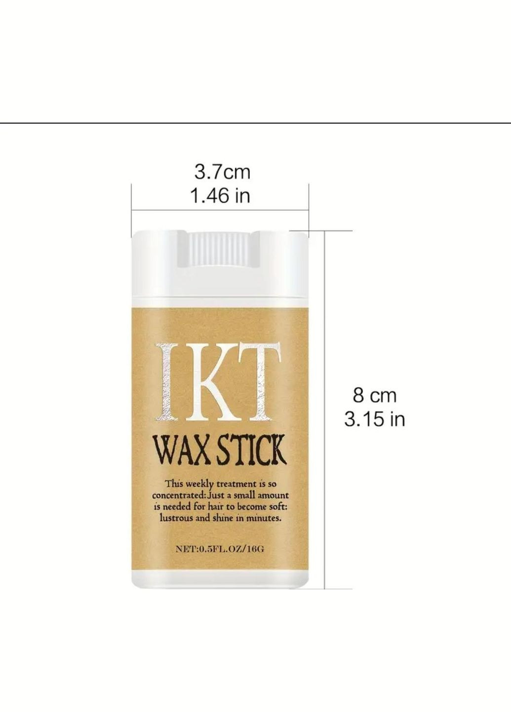 Восковой стик-карандаш для укладки волос- 16 г No Brand (301591398)