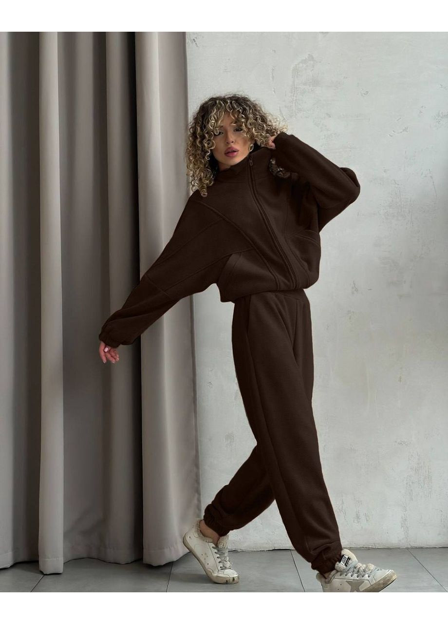 Костюм із двостороннього полар флісу | ЗАМІР В ОПИСІ DK/DL Мода без кордонів (366030083)