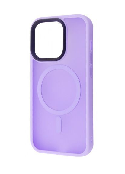 Чохол-накладка Matte Insane Case with MagSafe iPhone 14 Pro Max (light purple) Wave (360411957)