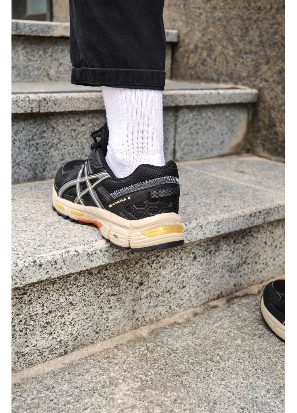 КРОССОВКИ ЖЕНСКИЕ ASICS GEL KAHANA 8 BLACK GREY MULTI АСИКС ГЕЛЬ КАХАНО 8 No Brand серые демисезоны (367173979)