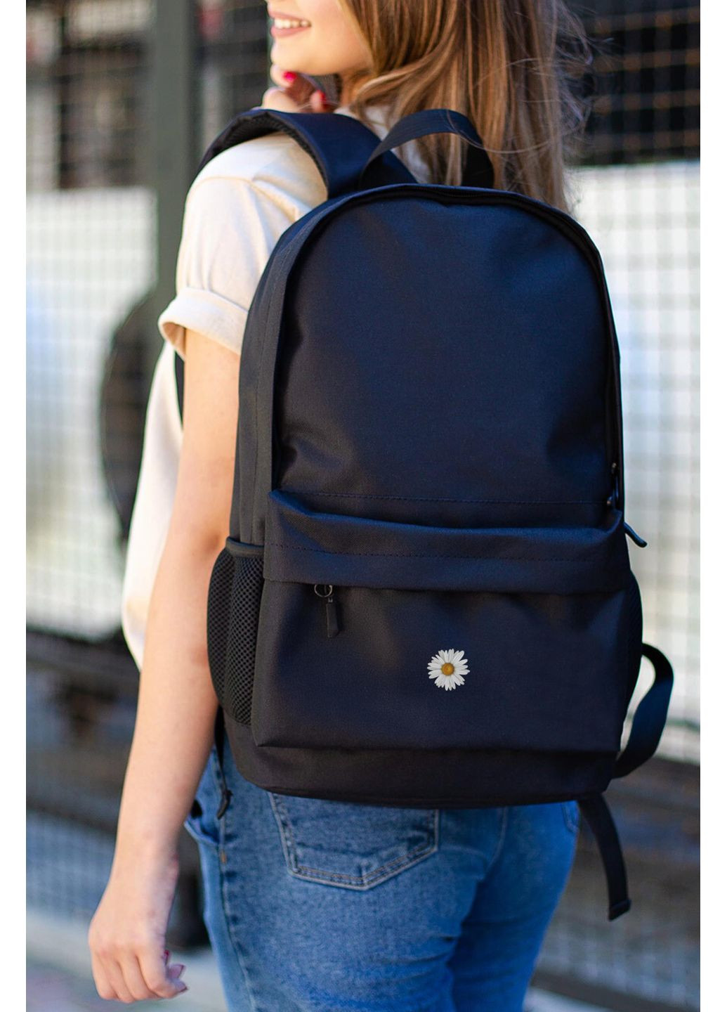 Женский Повседневный Рюкзак Школьный С Принтом Flower Without (348433051)