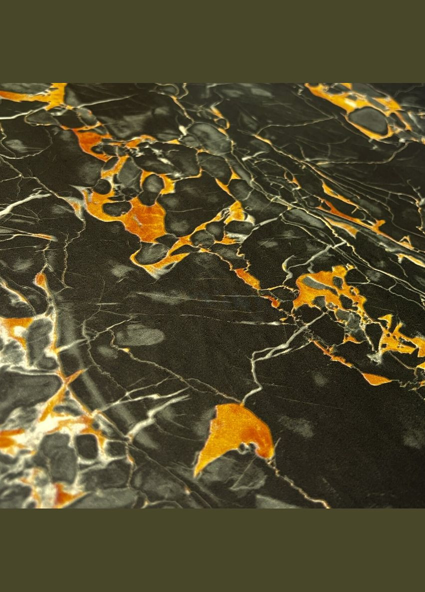 Самоклеющаяся пленка 0,45х10м х 0,07мм Черный мрамор с желтым SW-00001282 Sticker Wall (315790508)