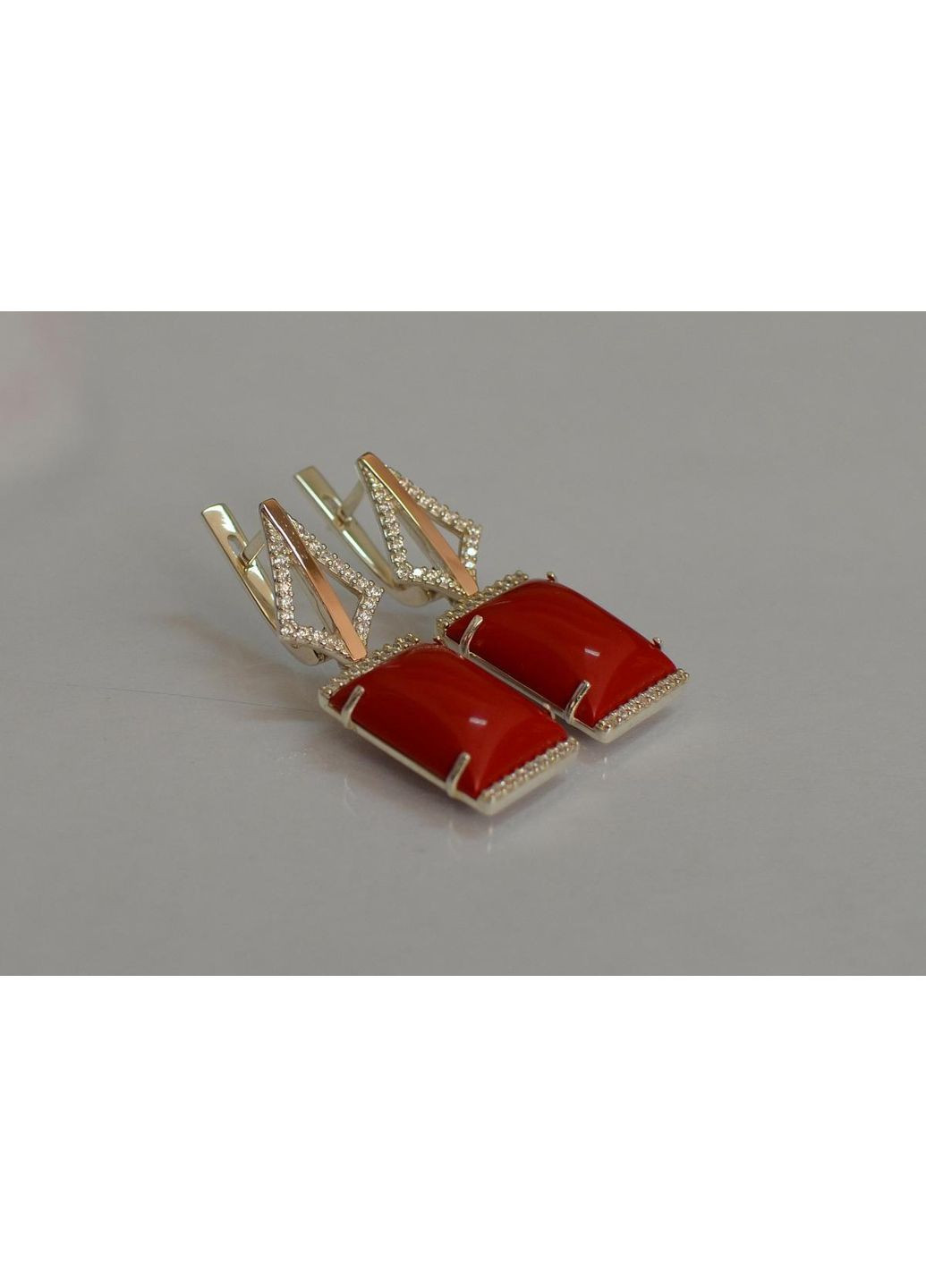 Серебряные серьги с кабашонами Silver Style (367112628)