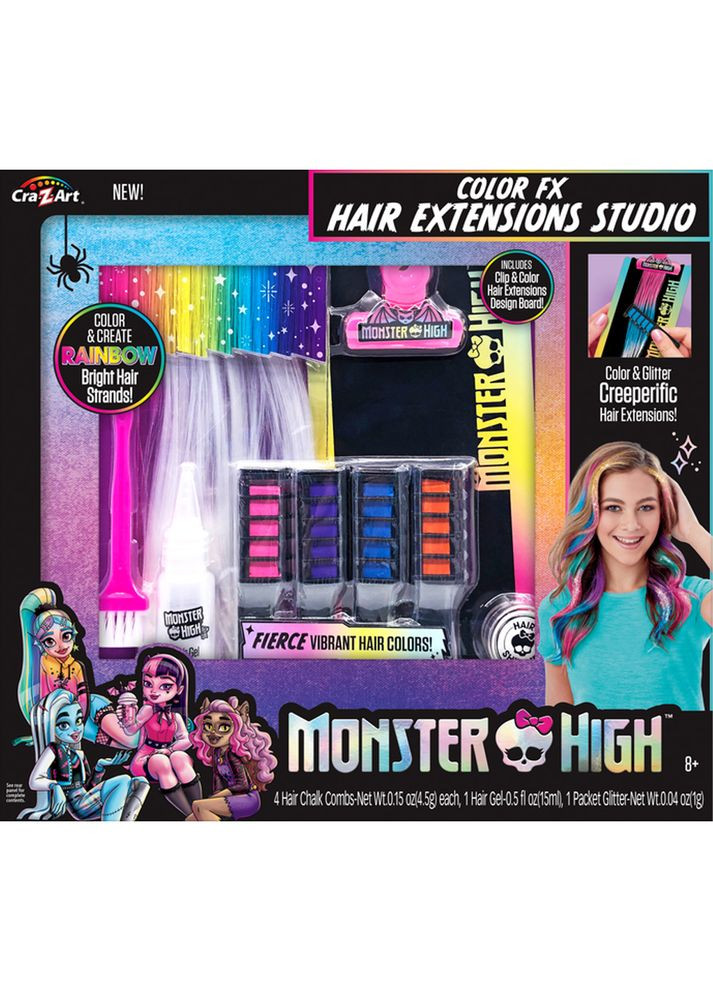 Набір для творчості Студія нарощування волосся Monster High Colour (72234CRA) Cra-Z-Art (323017688)