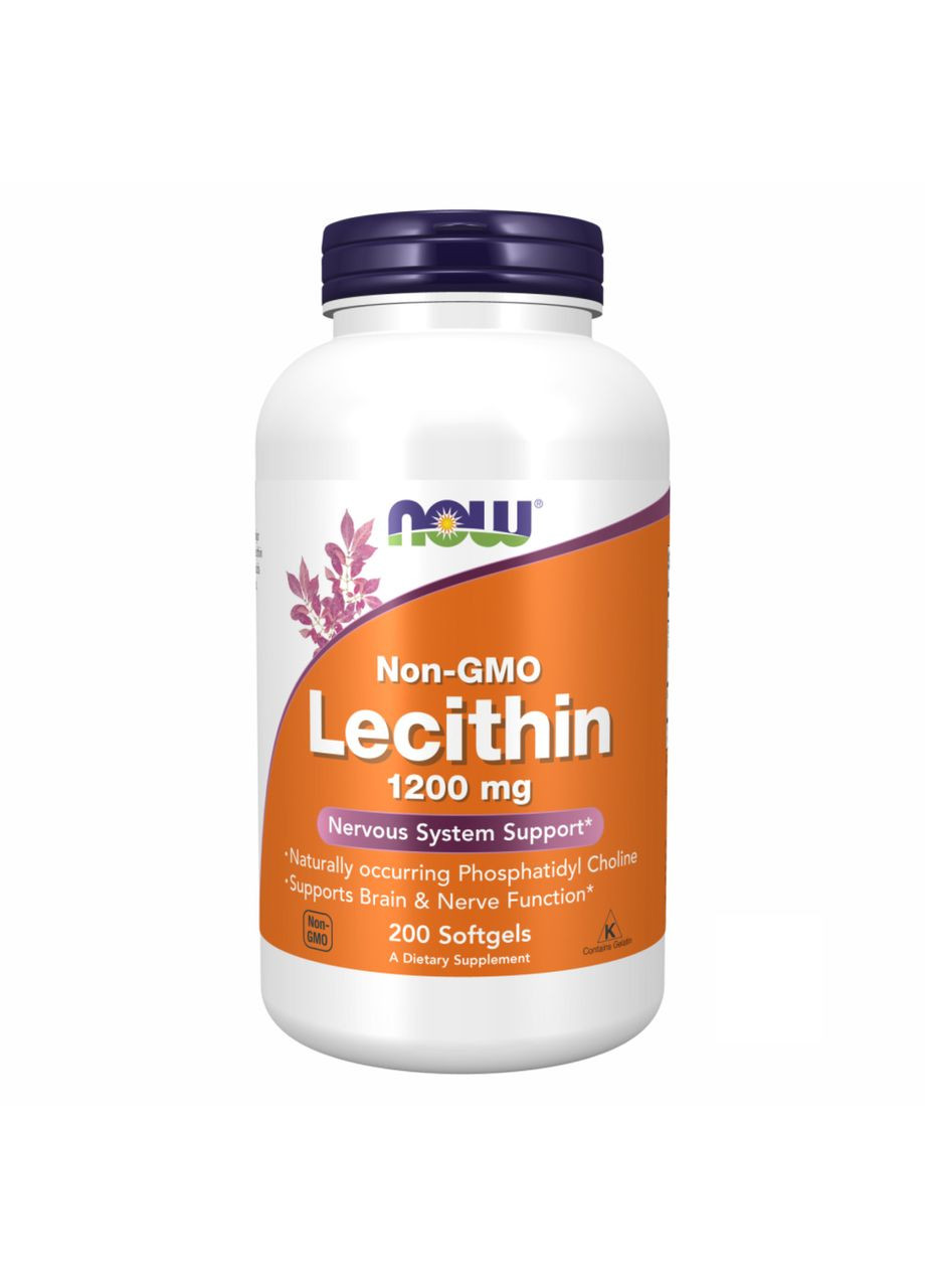 Lecithin 1200 mg - 200 sgels Now Foods (369398950)