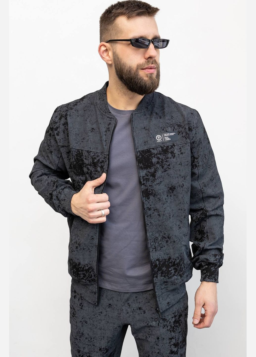 Бомбер чоловічий Urban Eclipse TOTALFIT на блискавці (322873642)