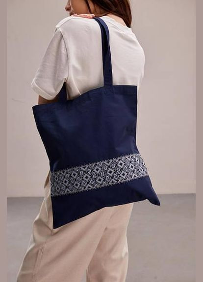 Еко-сумка синя "Орнамент" Melanika E-22 (332980041)