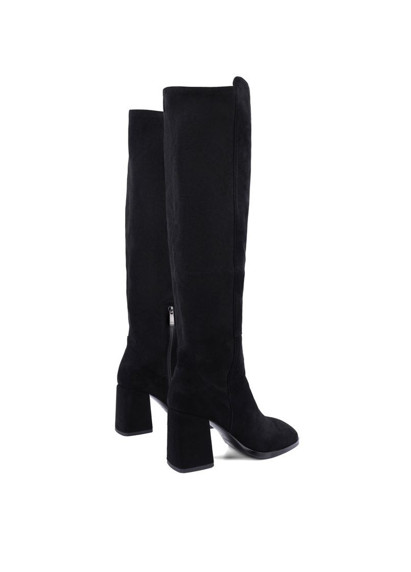 Жіночі Ботфорти TYX1297-1903 Чорний Велюр Attizzare (368527746)