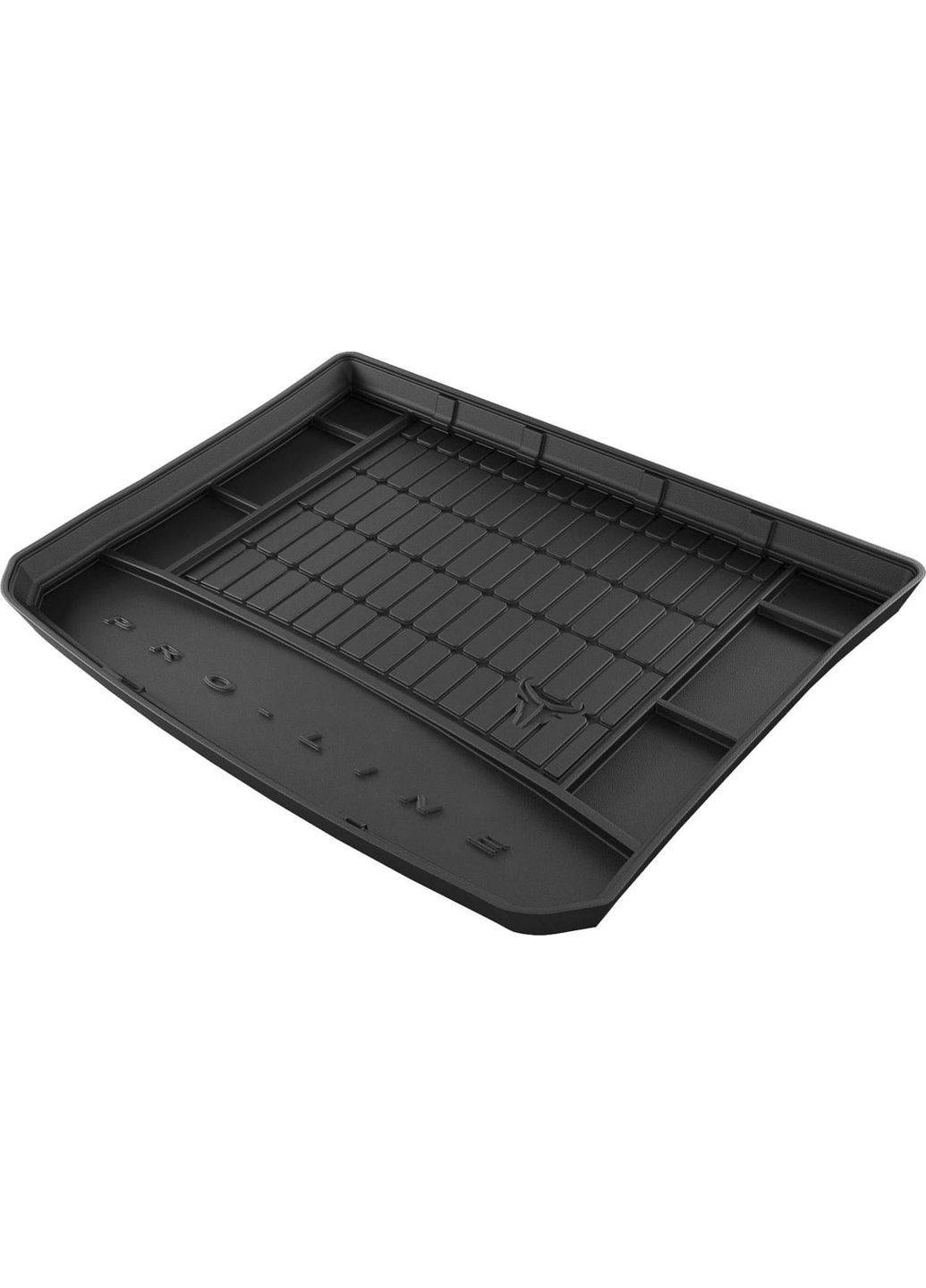 Резиновый коврик в багажник Pro-Line для Fiat 500X (mkI) 2014-2019 (с запаской) (багажник) (FGTM549697) Frogum (361232328)