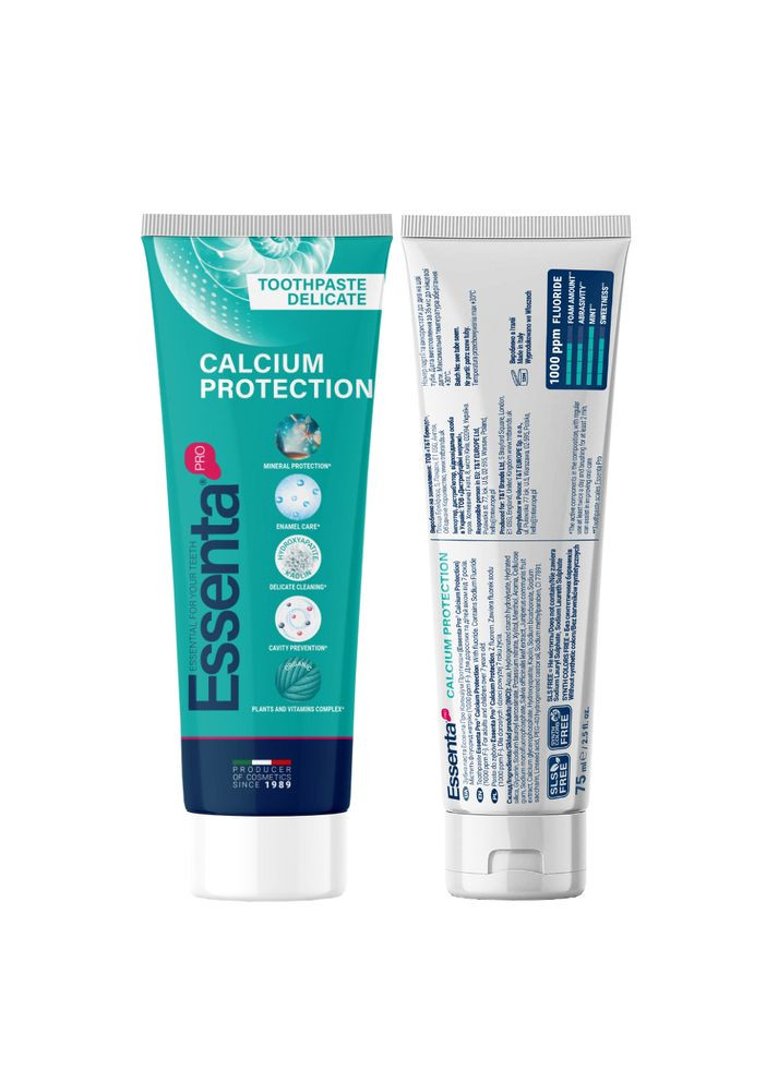 Зубна паста Calcium protection 75 мл Essenta Pro (360984304)