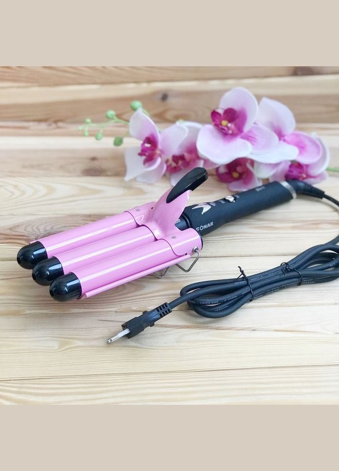 Плойка для волосся хвиля потрійна SONAR F11 YRE (328438848)