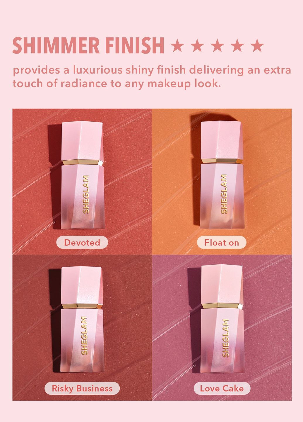 Кремові рум'яна з шиммером Color Bloom Dayglow Liquid Blush Shimmer Finish Sheglam (311656880)